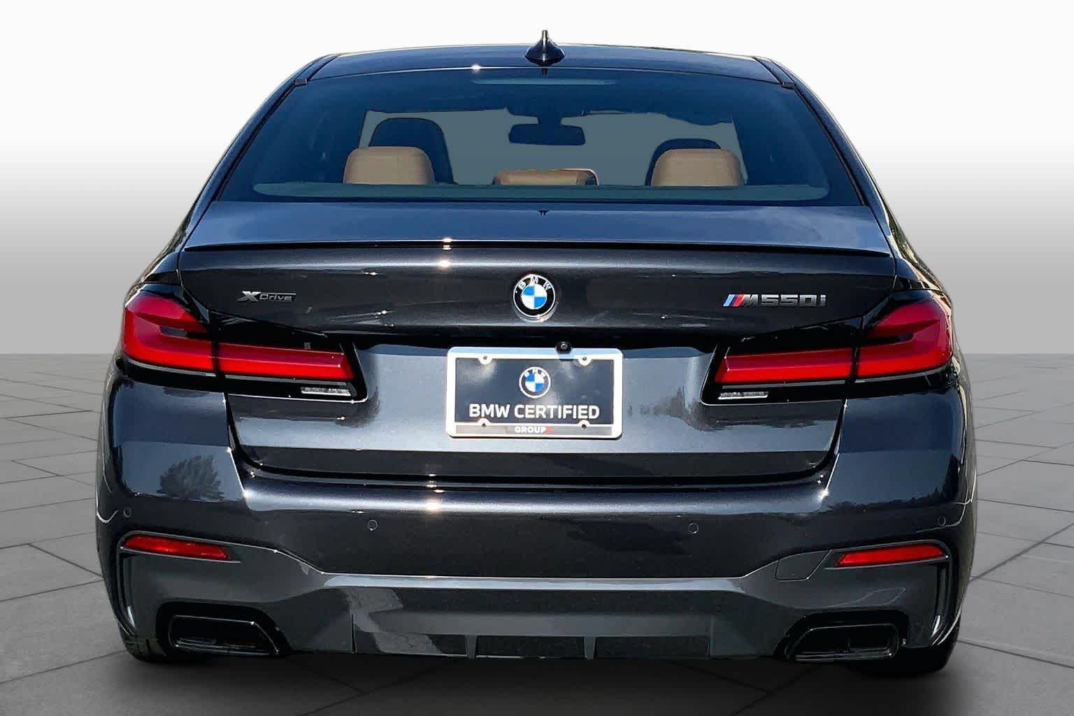 Certified Used 2023 Dark Graphite Metallic BMW M550i xDrive image 4
