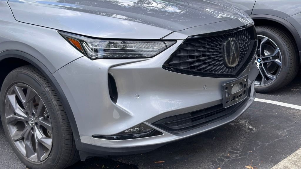 Used 2022 Lunar Silver Metallic Acura A-Spec image 2