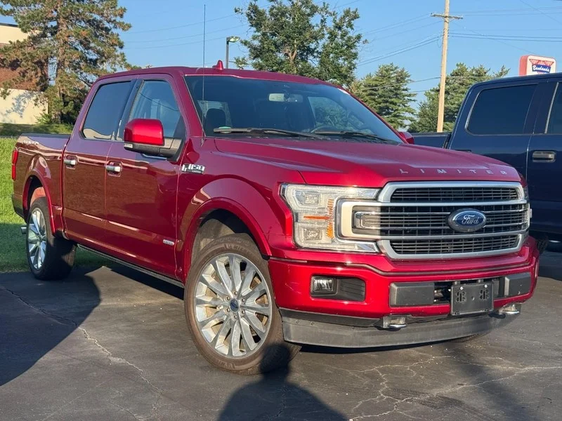 Used 2018 Ruby Red Metallic Tinted Clearcoat Ford Limited image 2