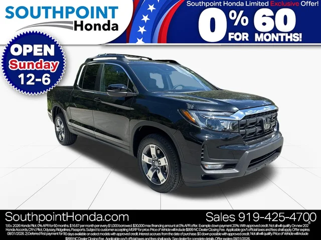 2026 Honda Ridgeline RTL