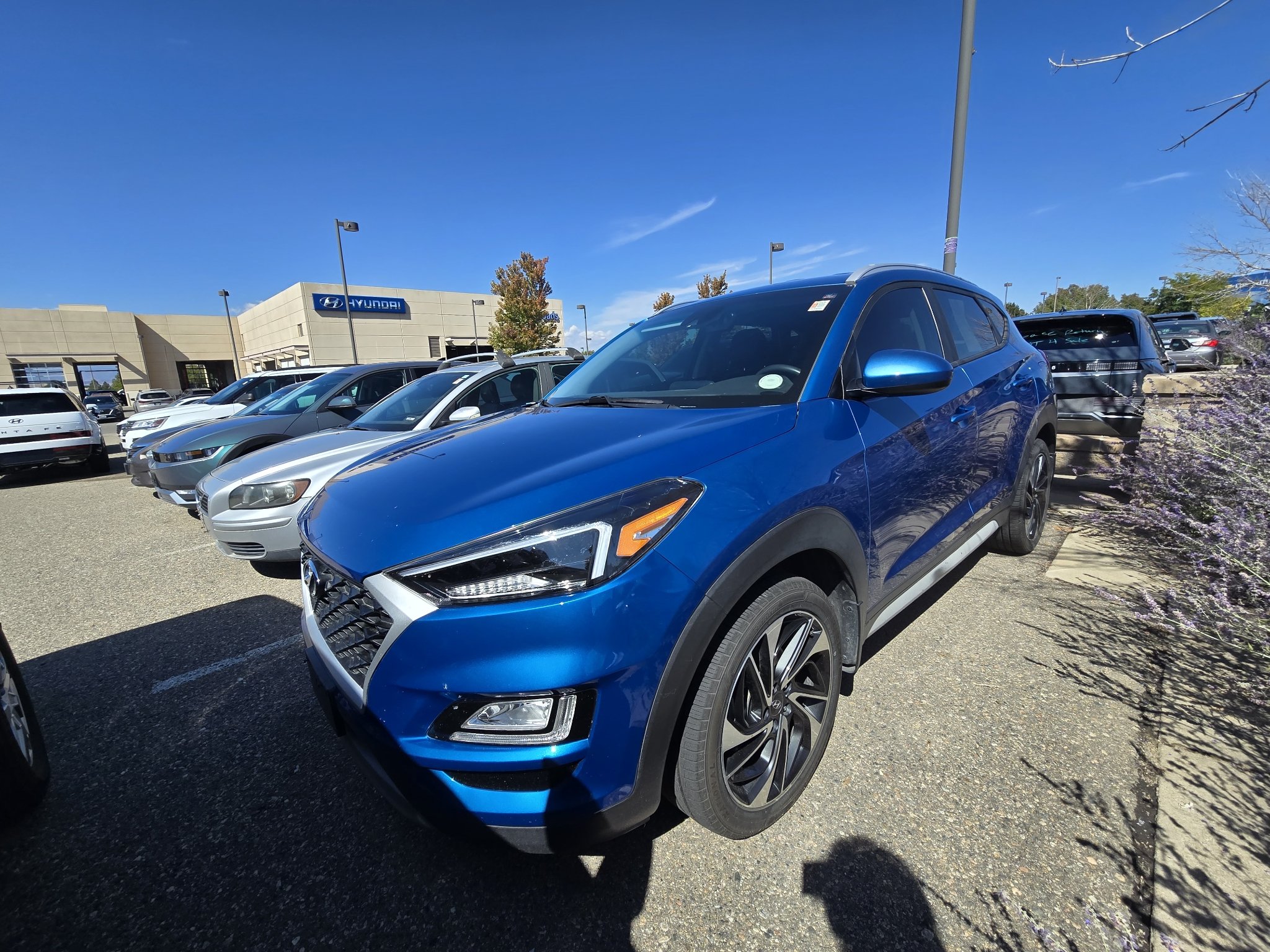 Used 2020 Aqua Blue Hyundai Sport image 1