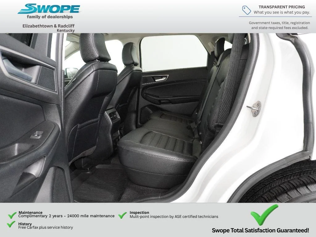 Certified Used 2023 OXFORD WHITE Ford SEL image 11
