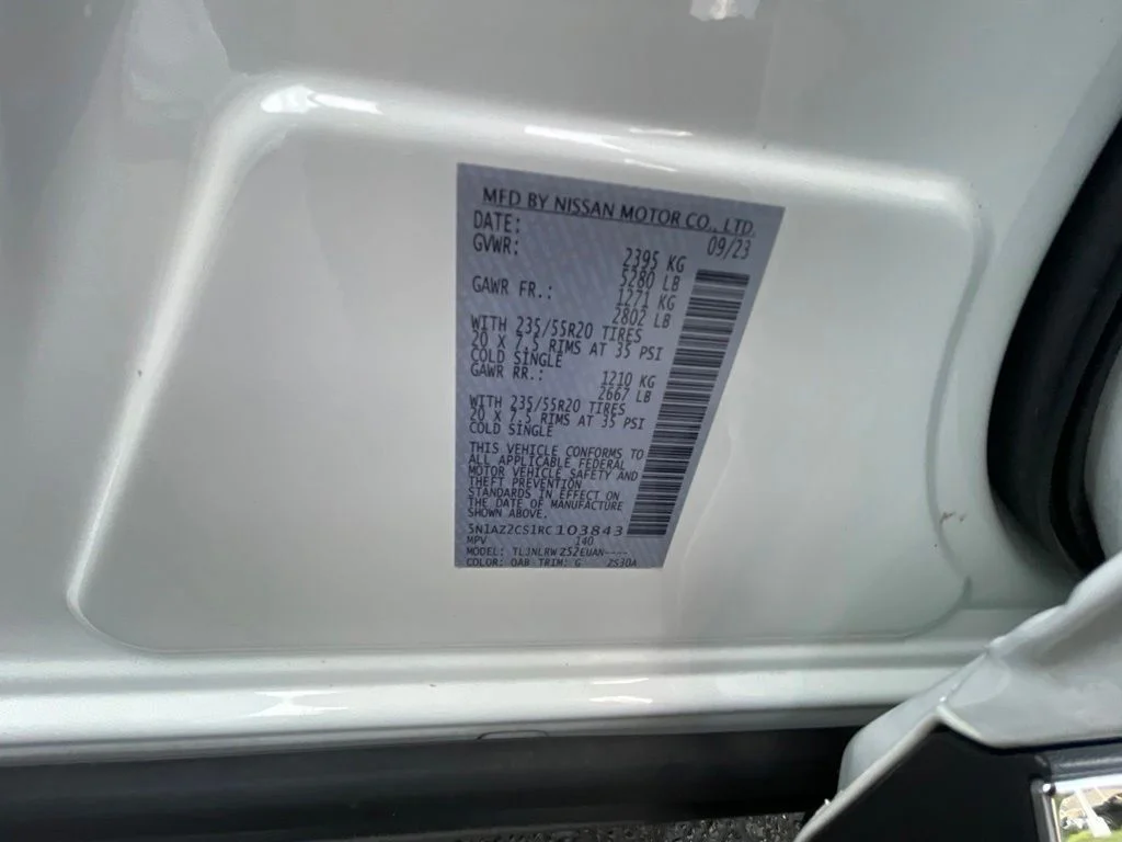 Certified Used 2024 White Nissan SL image 34