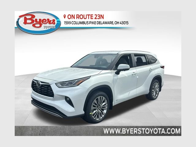 Wind Chill Pearl 1 2026 Toyota Highlander Hybrid Platinum AWD SUV / Crossover All-Wheel Drive