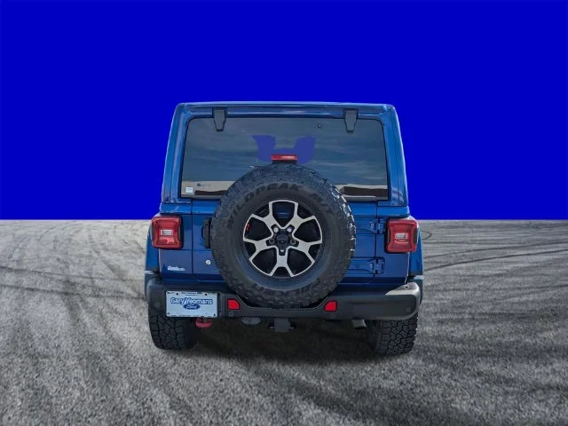 Certified Used 2020 Ocean Blue Metallic Jeep Unlimited Rubicon image 5