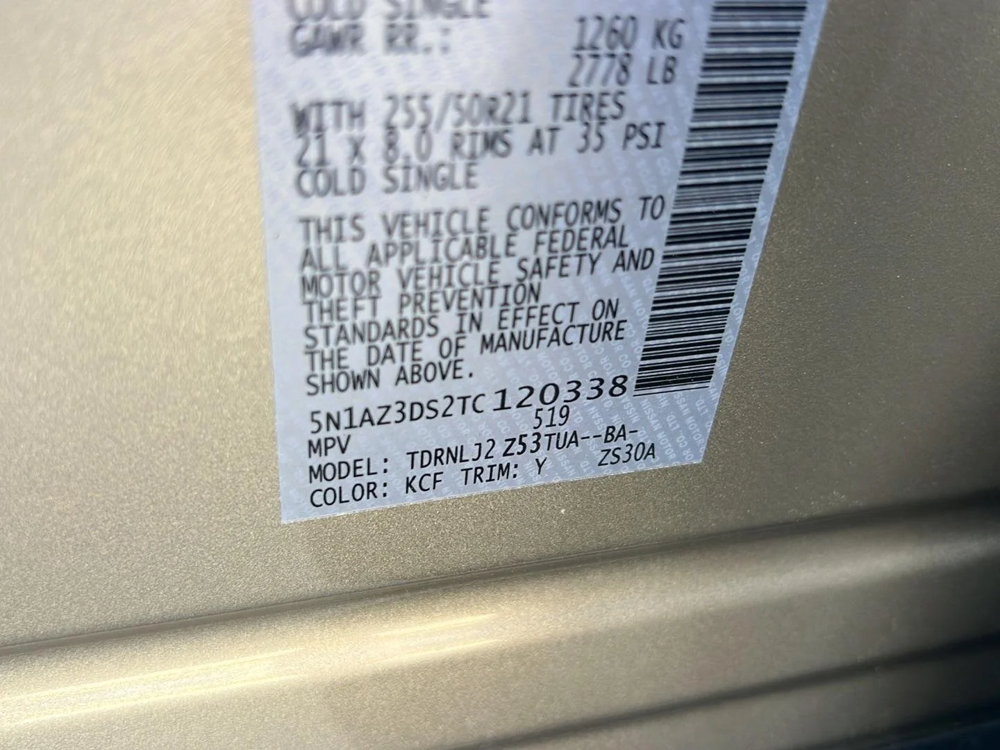New 2026 Champagne Silver Metallic Nissan Platinum image 39