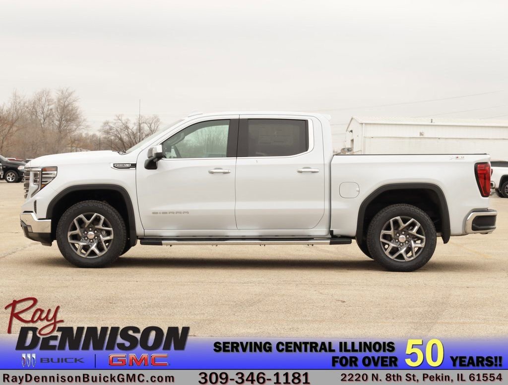 New 2026 Glacier White Tricoat GMC SLT image 4