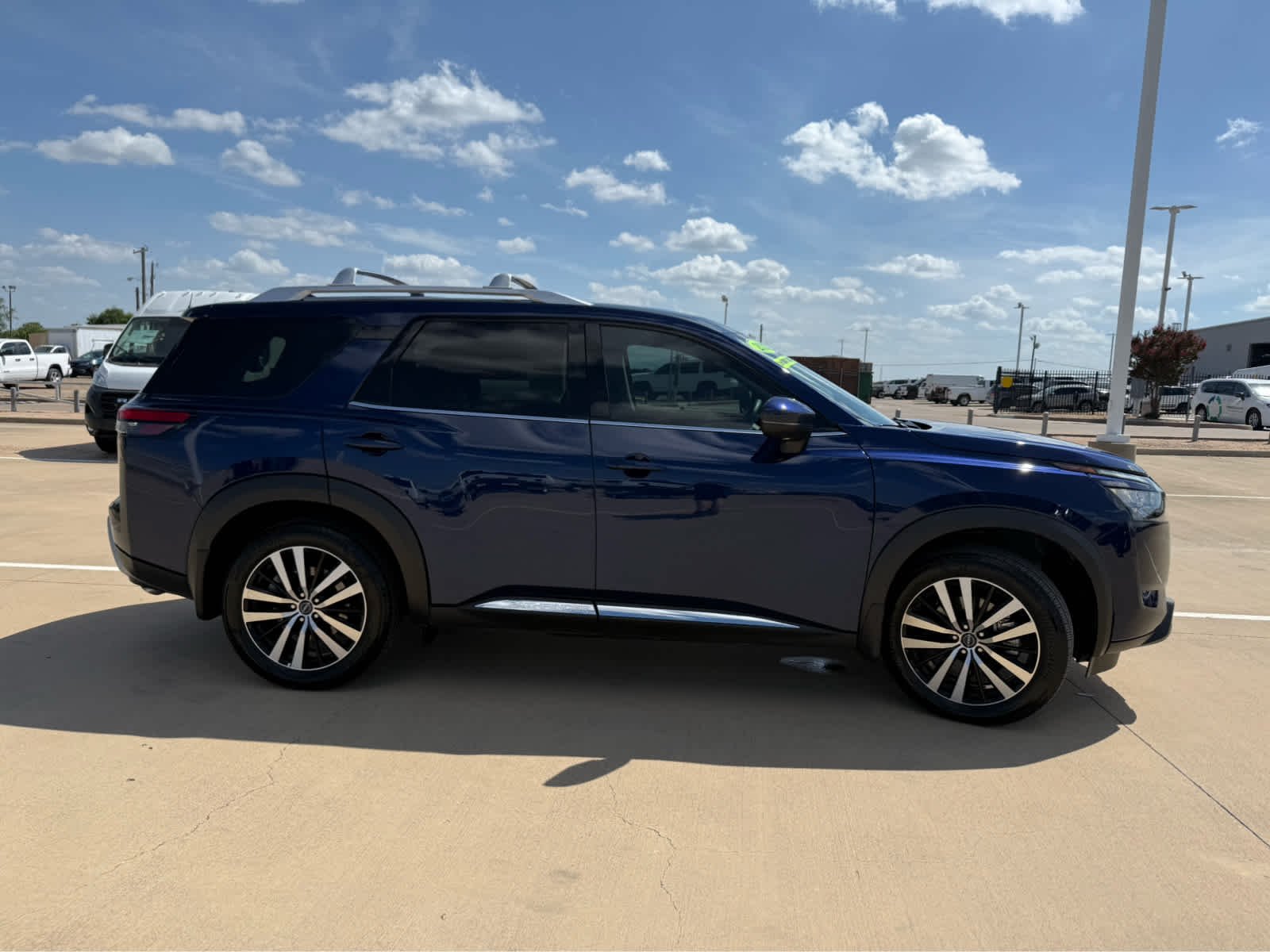 Used 2025 Deep Ocean Blue Pearl Nissan Platinum image 7