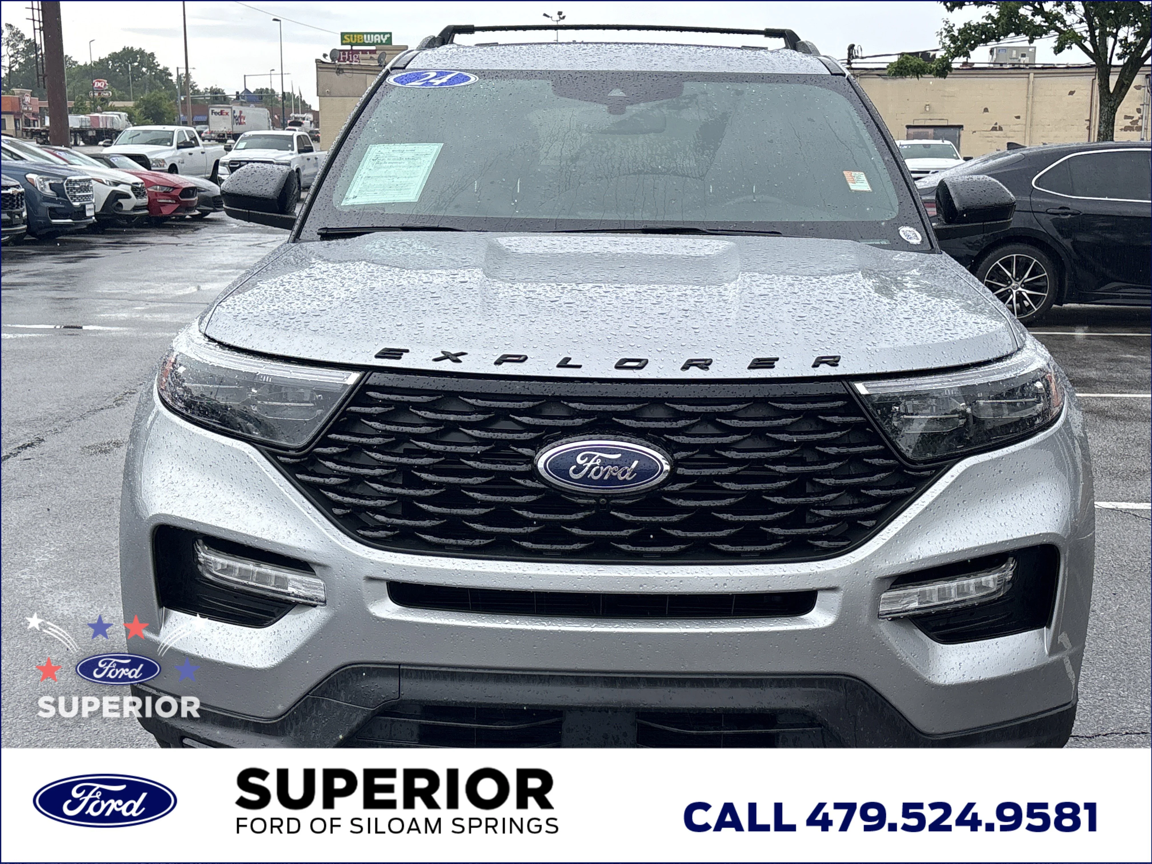 Used 2024 Iconic Silver Metallic Ford ST-Line image 12