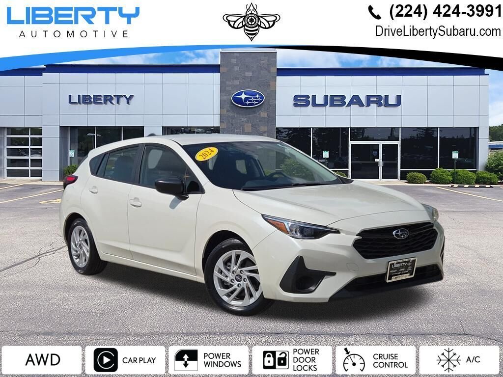 Used 2024 White Subaru Base image 1