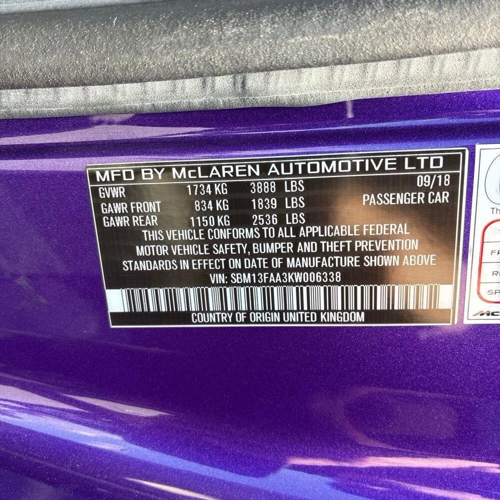 Used 2019 Blue MCLAREN  image 23