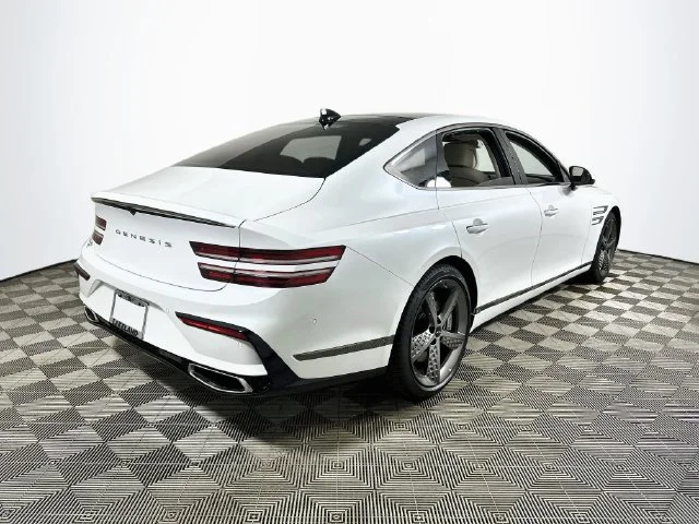 New 2027 White Genesis 3.5T Sport Prestige image 4