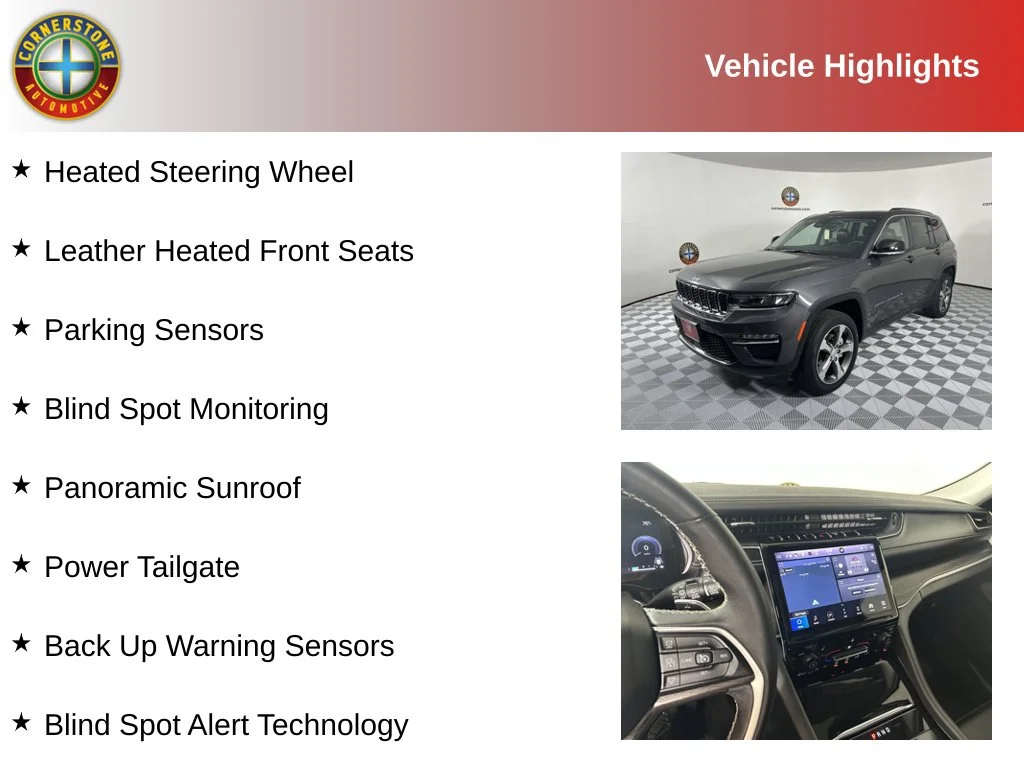 Used 2023 Jeep Grand Cherokee Limited with VIN 1C4RJHBG0PC514369 for sale in Elk River, Minnesota