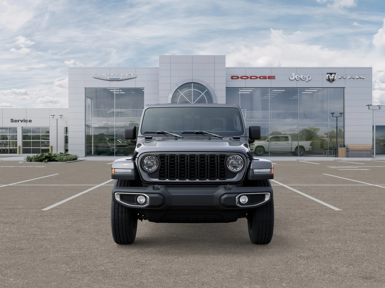 New 2027 Granite Crystal Metallic Clearcoat Jeep Sport image 6