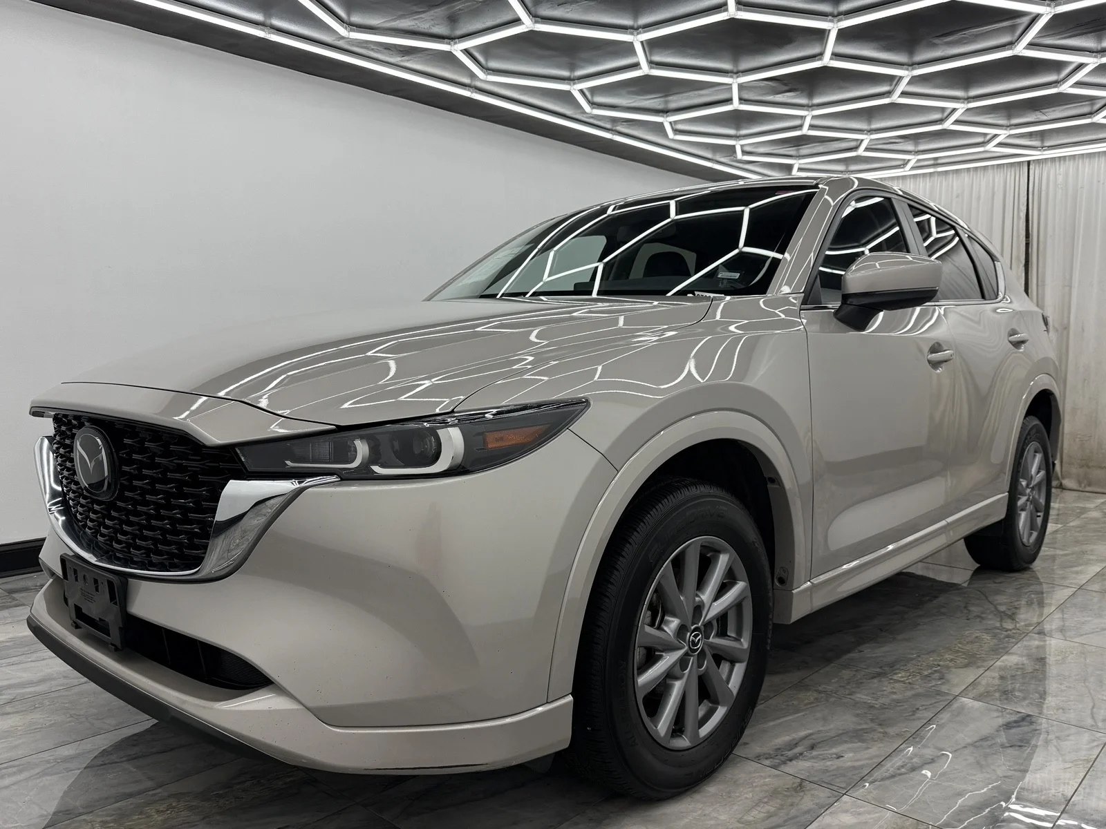 Used 2025 Platinum Quartz Metallic Mazda 2.5 S Preferred Package AWD image 3