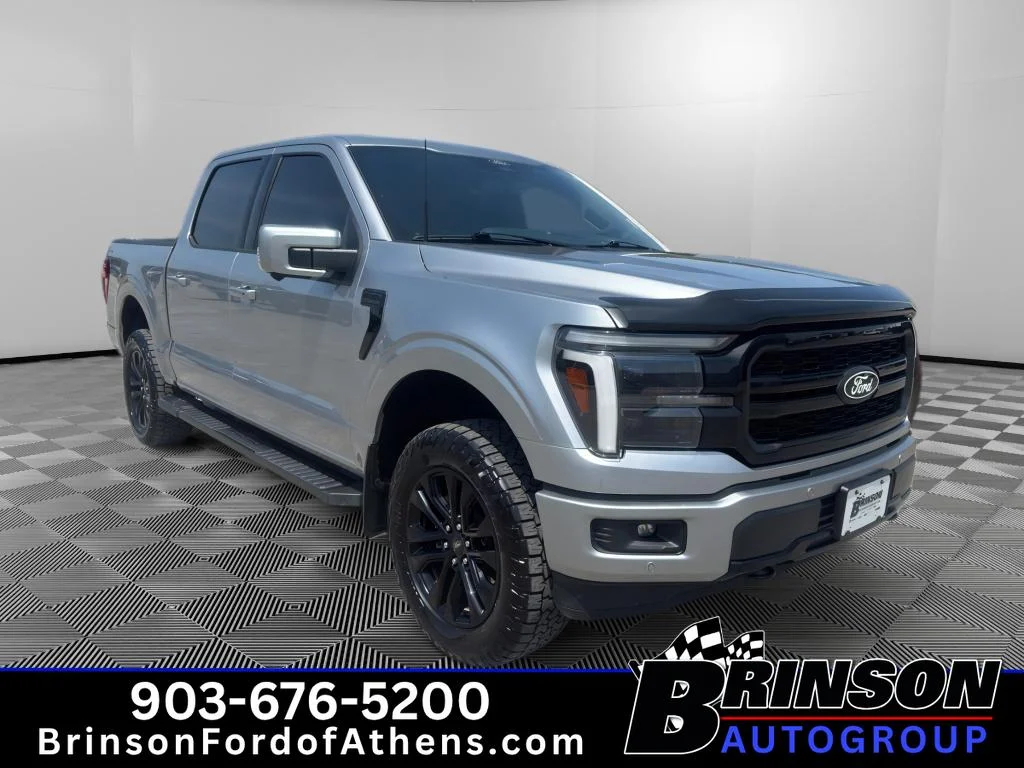 Used 2025 Iconic Silver Metallic Ford LARIAT image 4