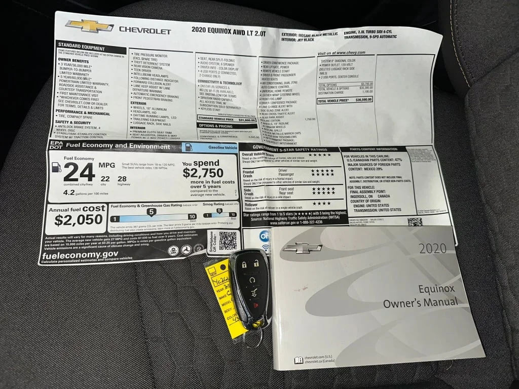 Certified Used 2020 Mosaic Black Metallic Chevrolet LT image 4