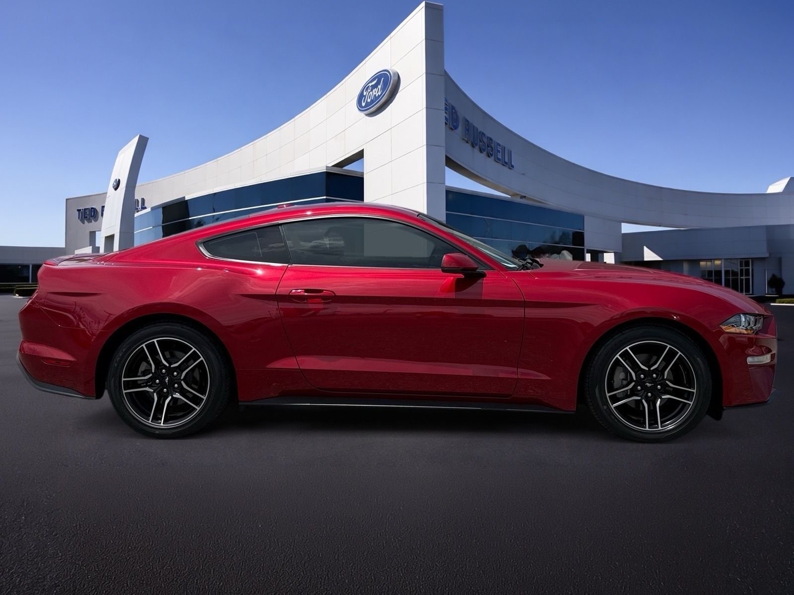 Certified Used 2022 Red Metallic Ford EcoBoost Premium image 7