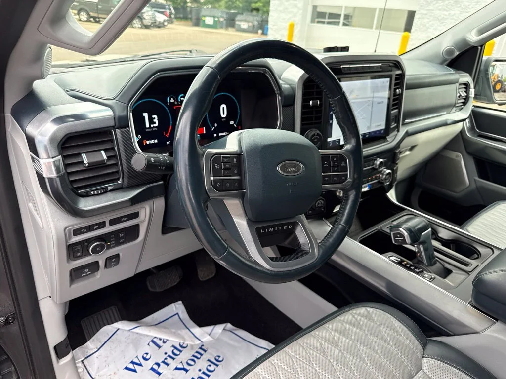 Used 2021 Carbonized Gray Metallic Ford Limited image 15