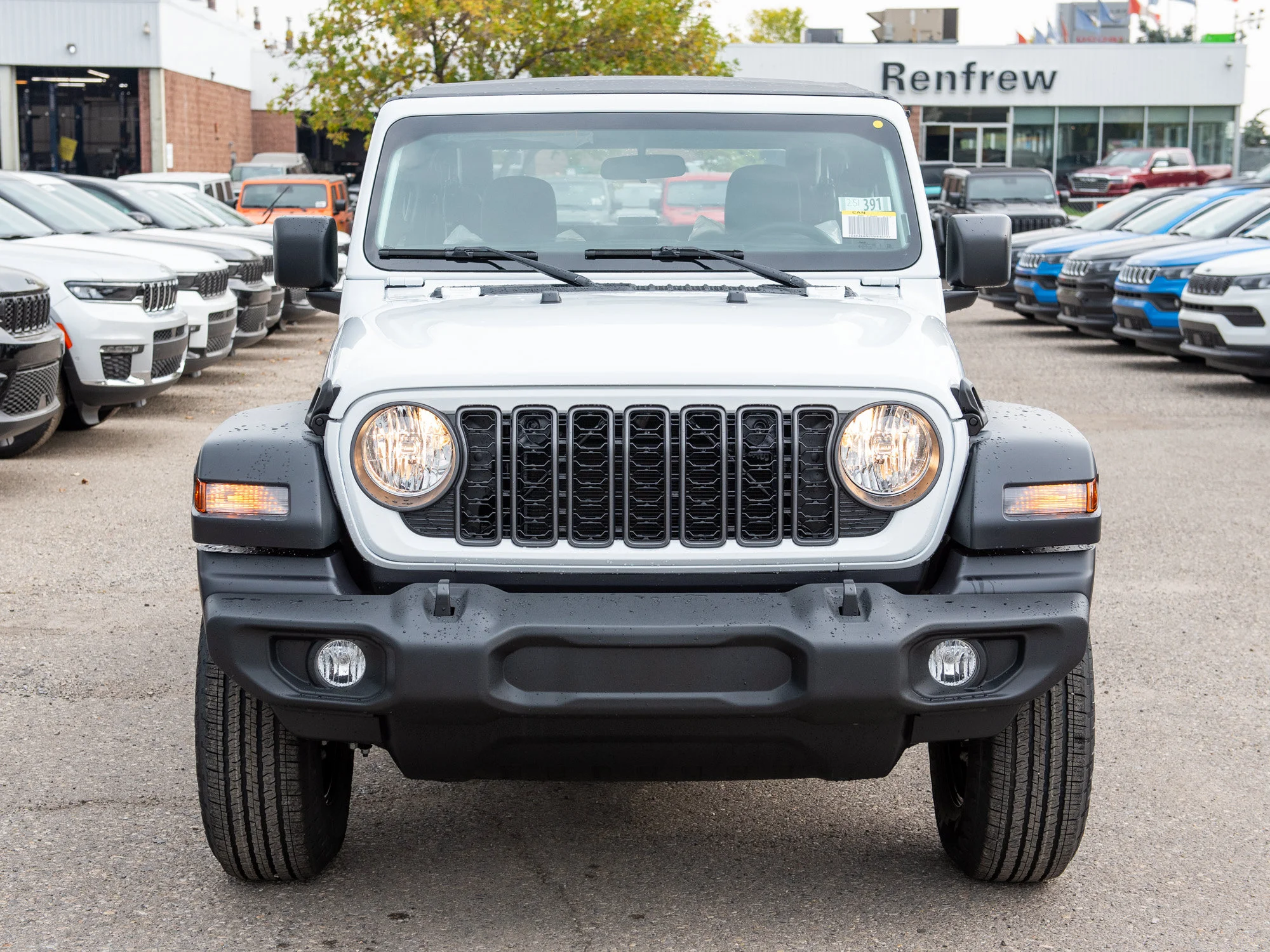 Used 2025 White Jeep Sport* 2 Door, Soft Top 4x4 image 7