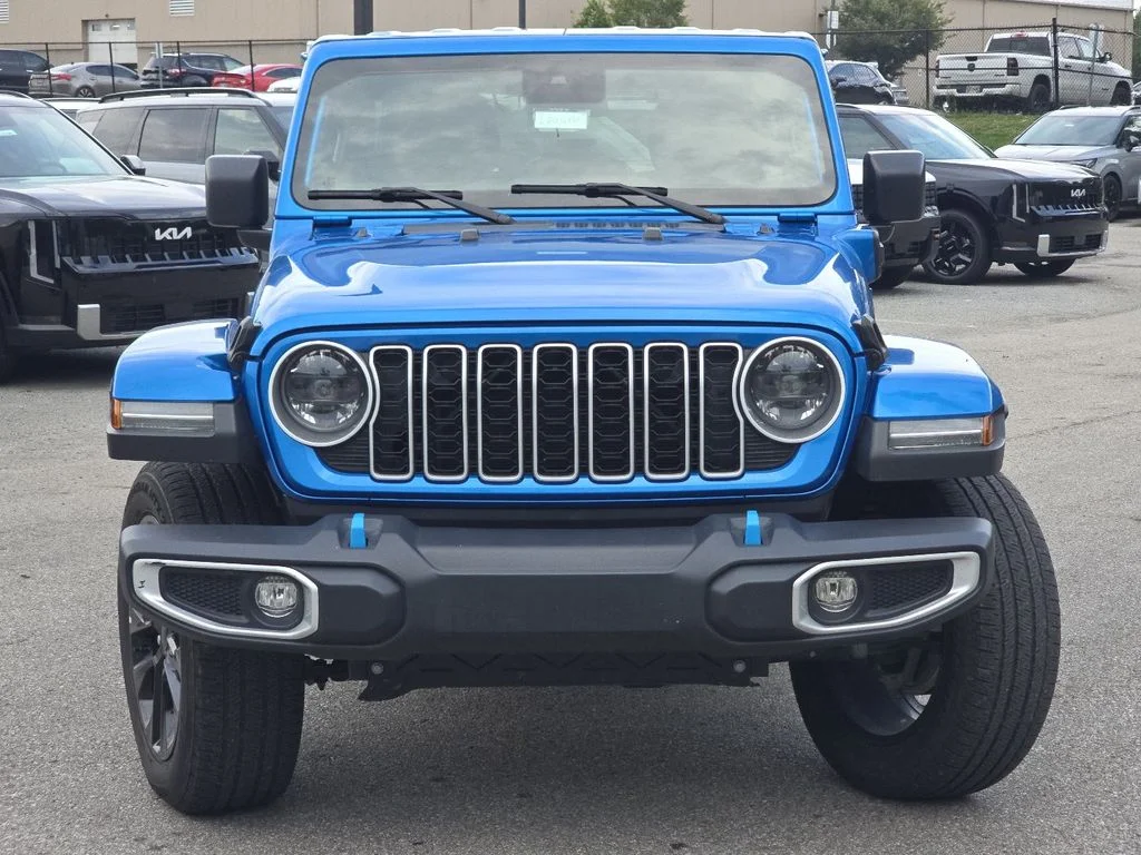 Used 2024 Blue Jeep Sahara 4xe image 11