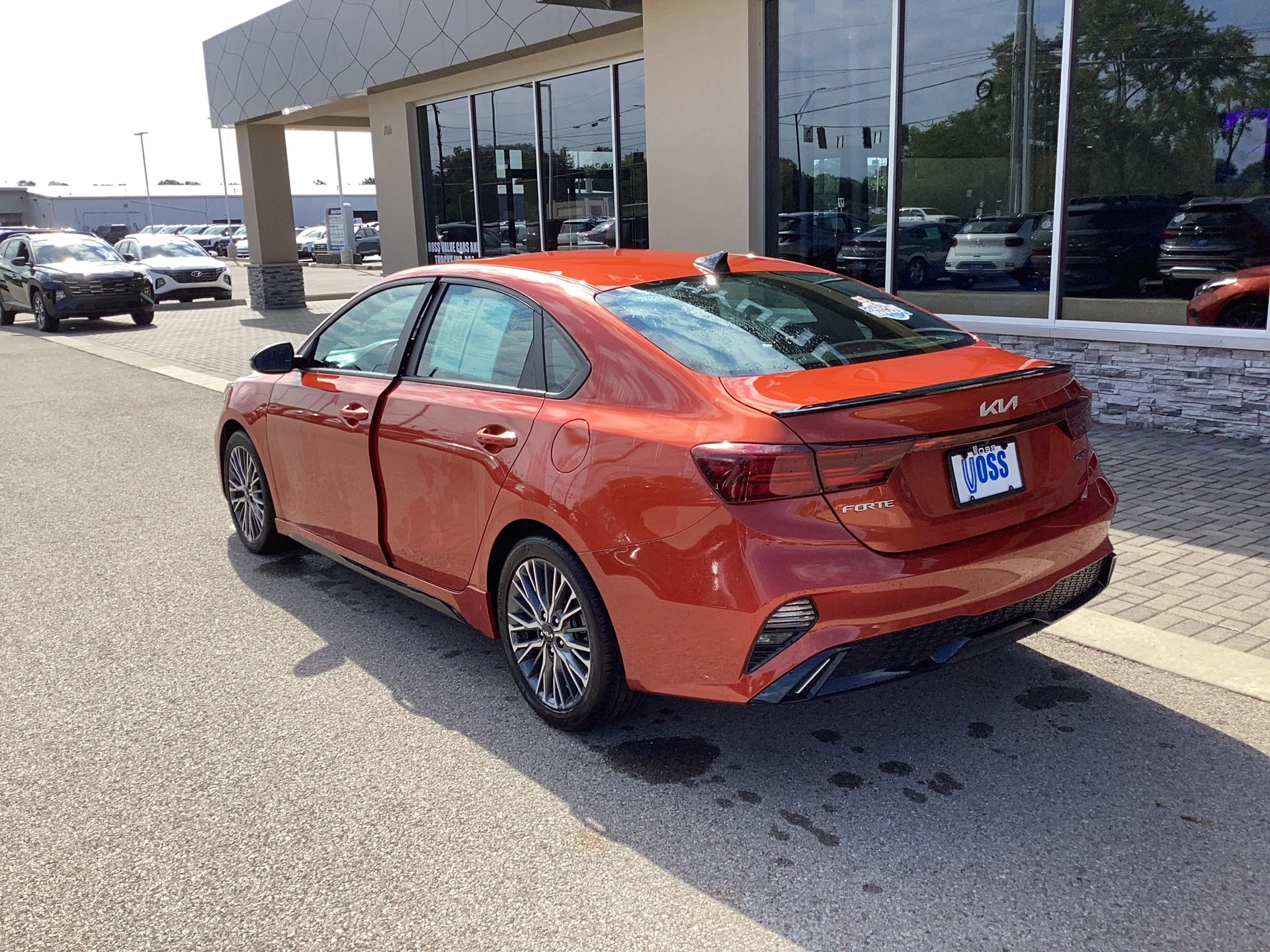 Used 2023 Fire Orange Kia GT-Line image 6