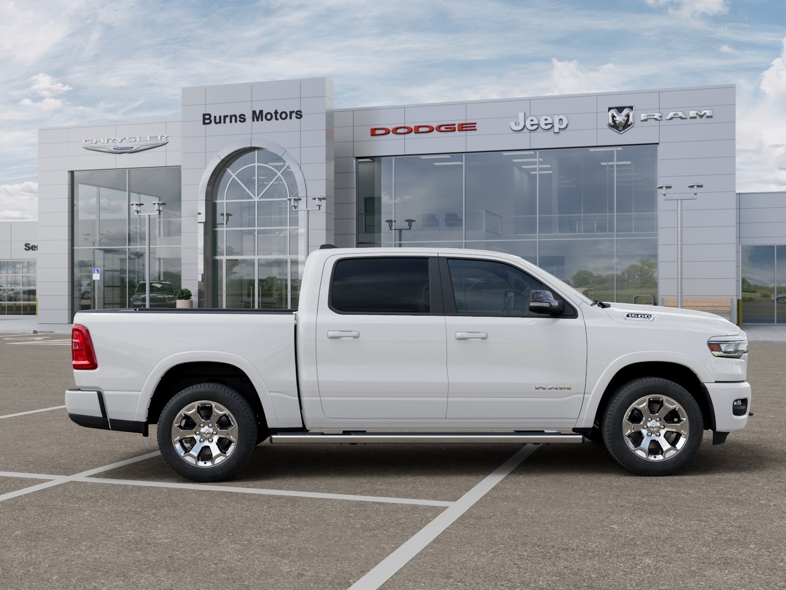 New 2027 Bright White Clear-Coat Exterior Paint RAM Lone Star Sport image 47