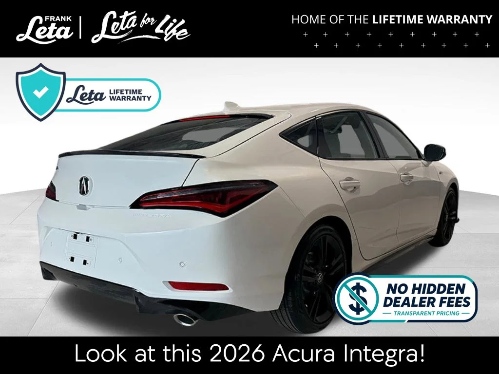New 2026 White Acura A-Spec Tech Package image 6