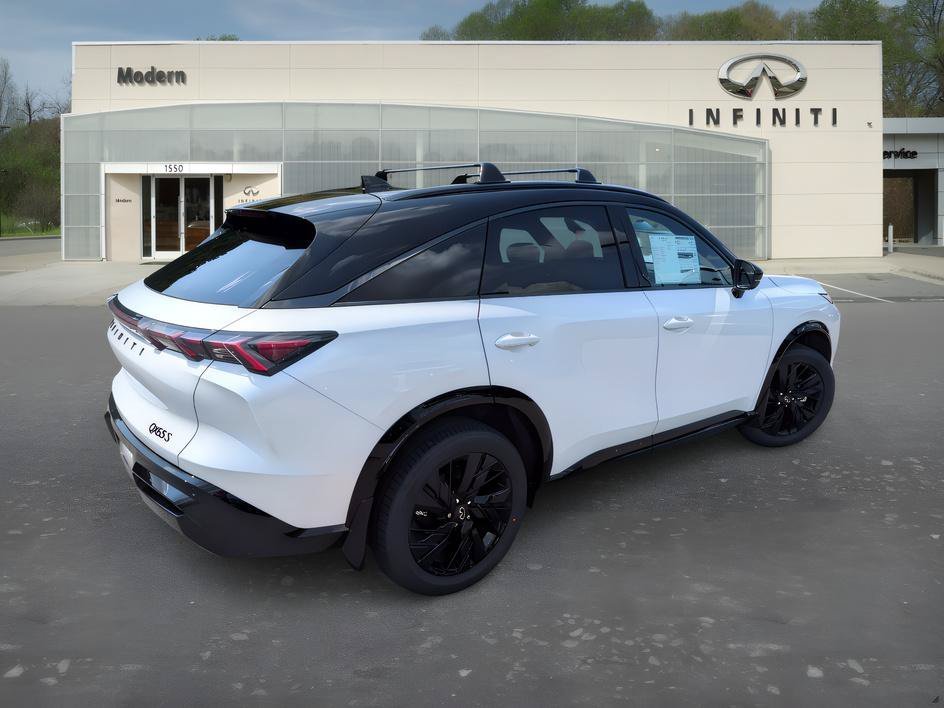 New 2027 Radiant White/Black Obsidian INFINITI SPORT image 5