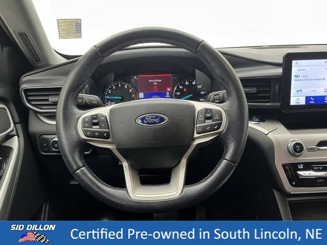 Used 2021 Star White Metallic Tri-Coat Ford XLT image 21