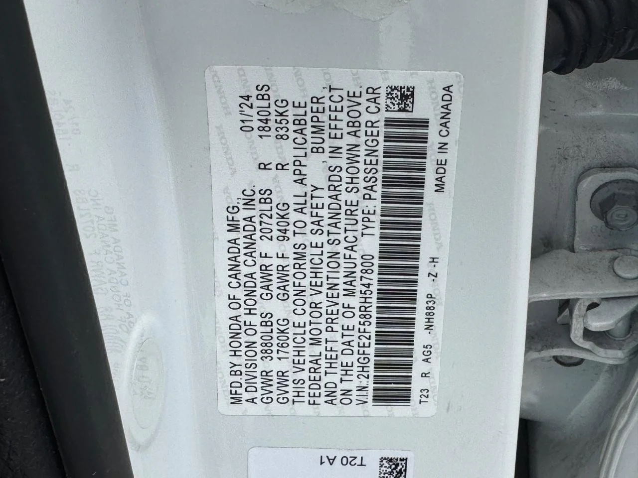 2024 Honda Civic Sport - Photo 26