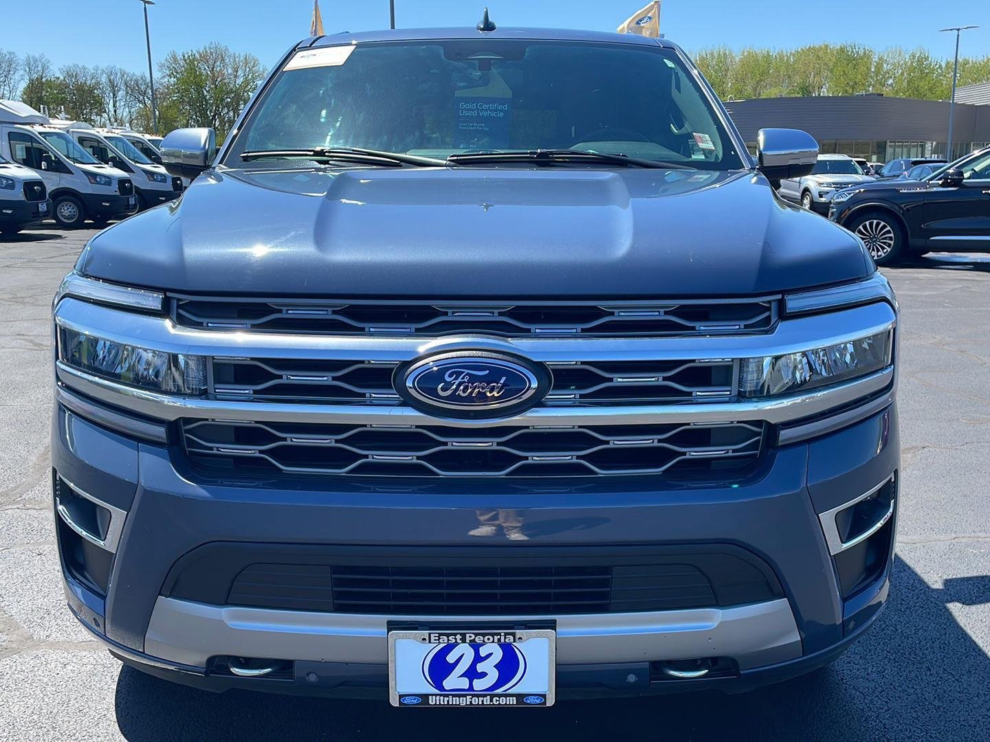 Certified Used 2023 Infinite Blue Metallic Tinted Clearcoat Ford Platinum image 8