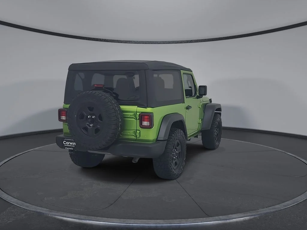 Certified Used 2025 Green Jeep Sport image 4