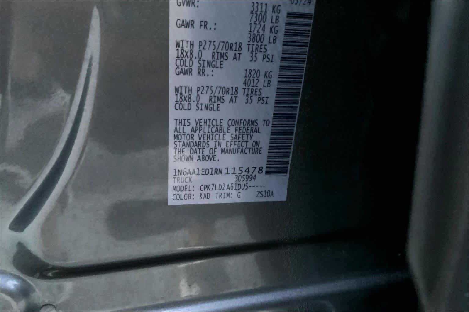 Used 2024 Gun Metallic Nissan PRO-4X image 31