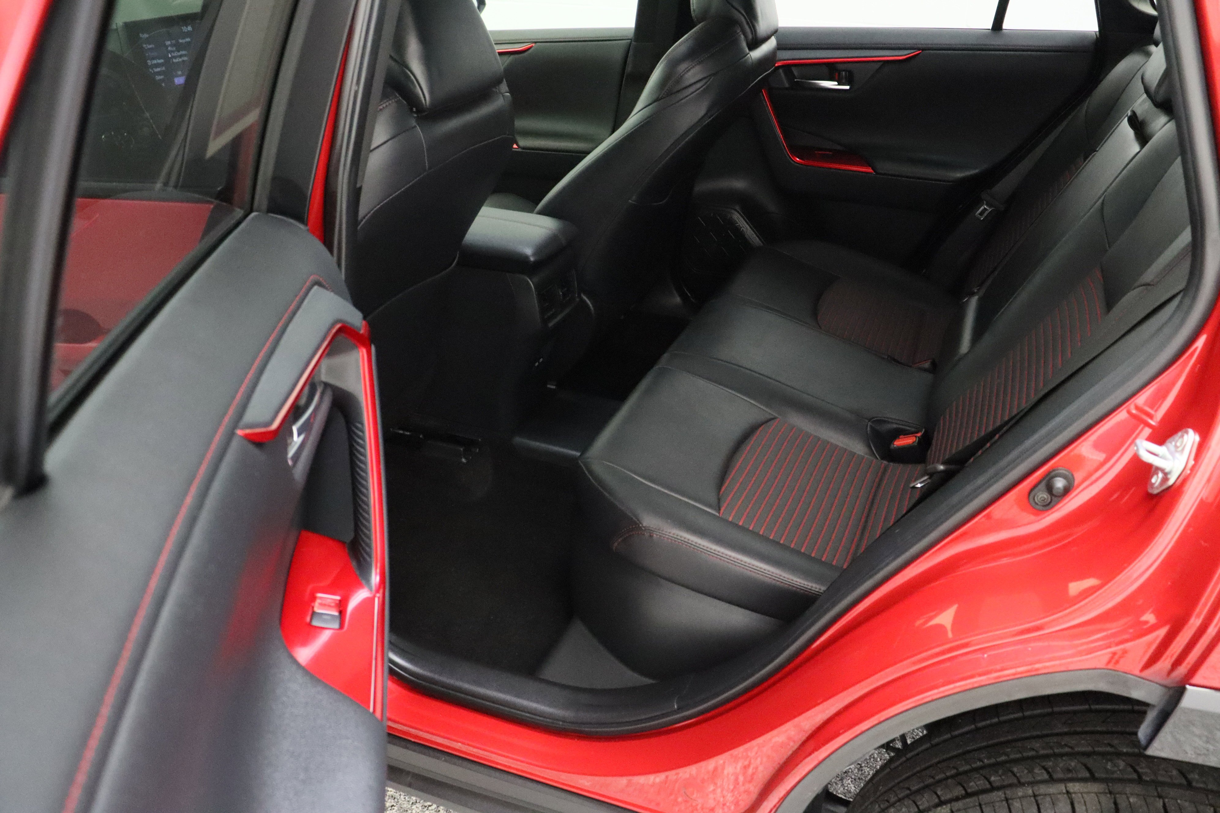 Certified Used 2022 Supersonic Red/Midnight Black Metallic Toyota XSE 2.5L/Electric image 30