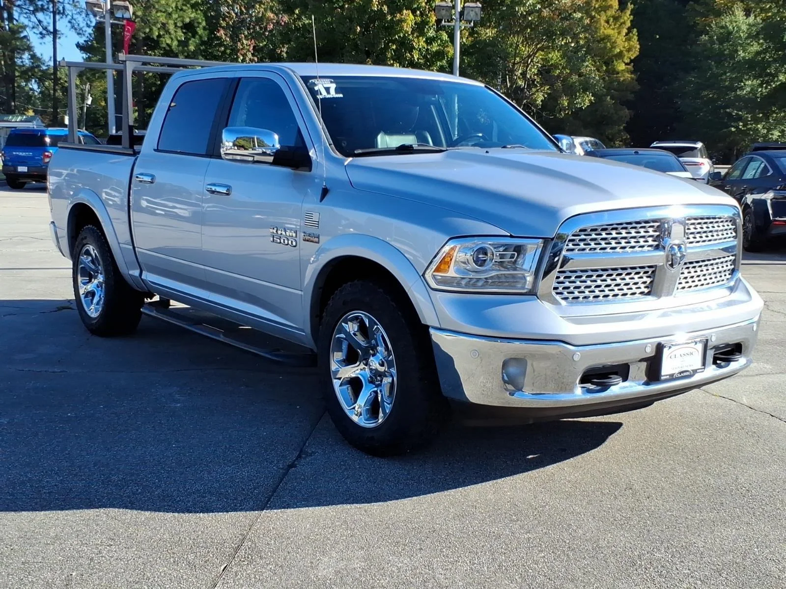Used 2017 Bright Silver Metallic Clearcoat Ram Laramie image 5