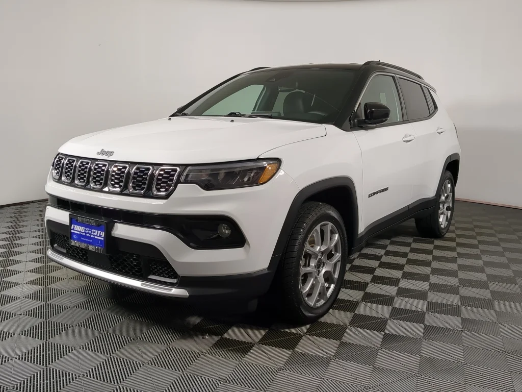 Used 2025 Bright White Clearcoat Jeep Limited image 5