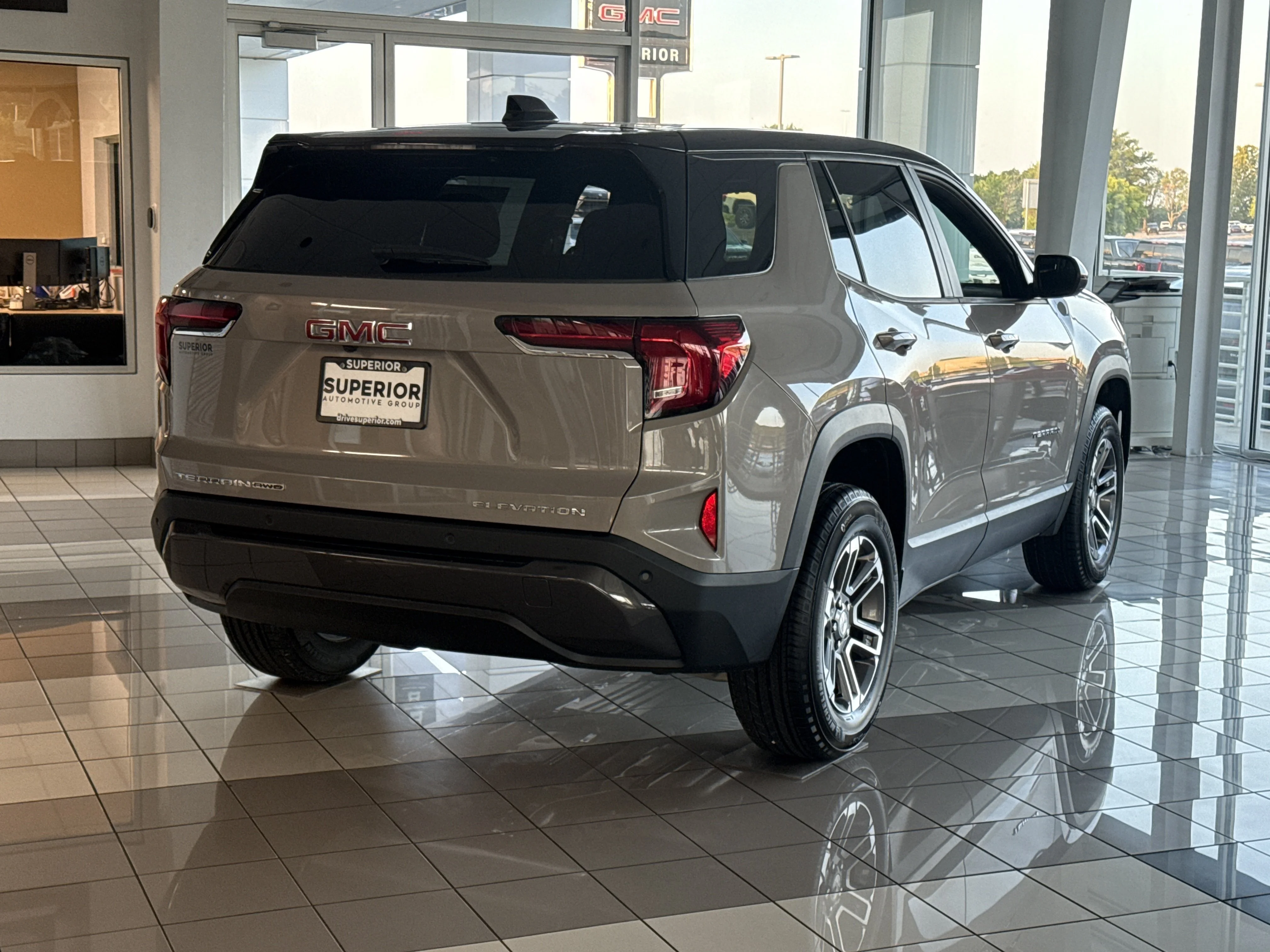 New 2027 Riverstone Metallic GMC AWD Elevation image 3