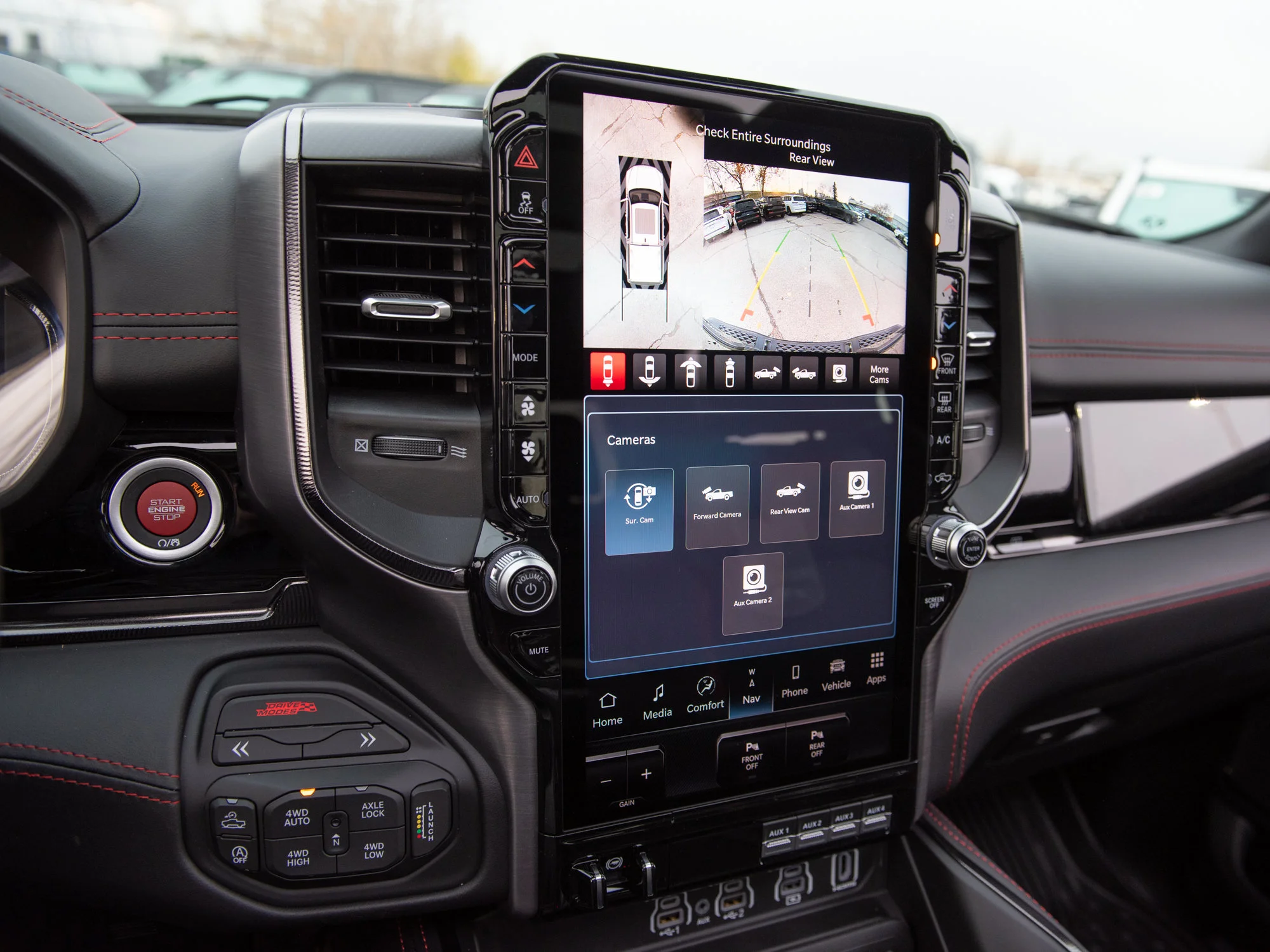 New 2026 Black RAM RHO* Crew Cab 4x4, 540HP, 35 Inch Tires, Massage Seats, Passenger Screen image 29