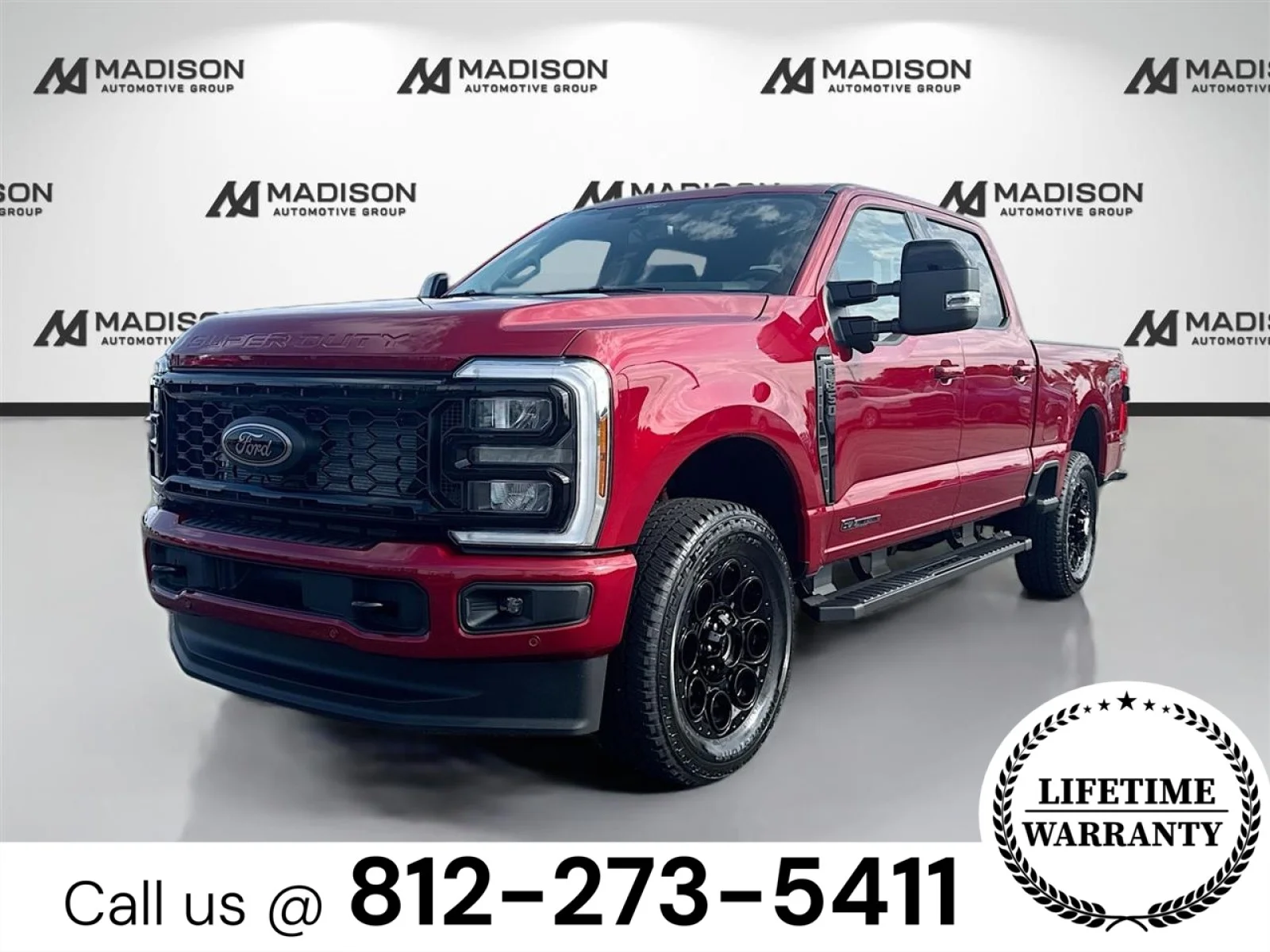 New 2026 Ruby Red Metallic Tinted Clearcoat Ford F-350® Lariat® image 1