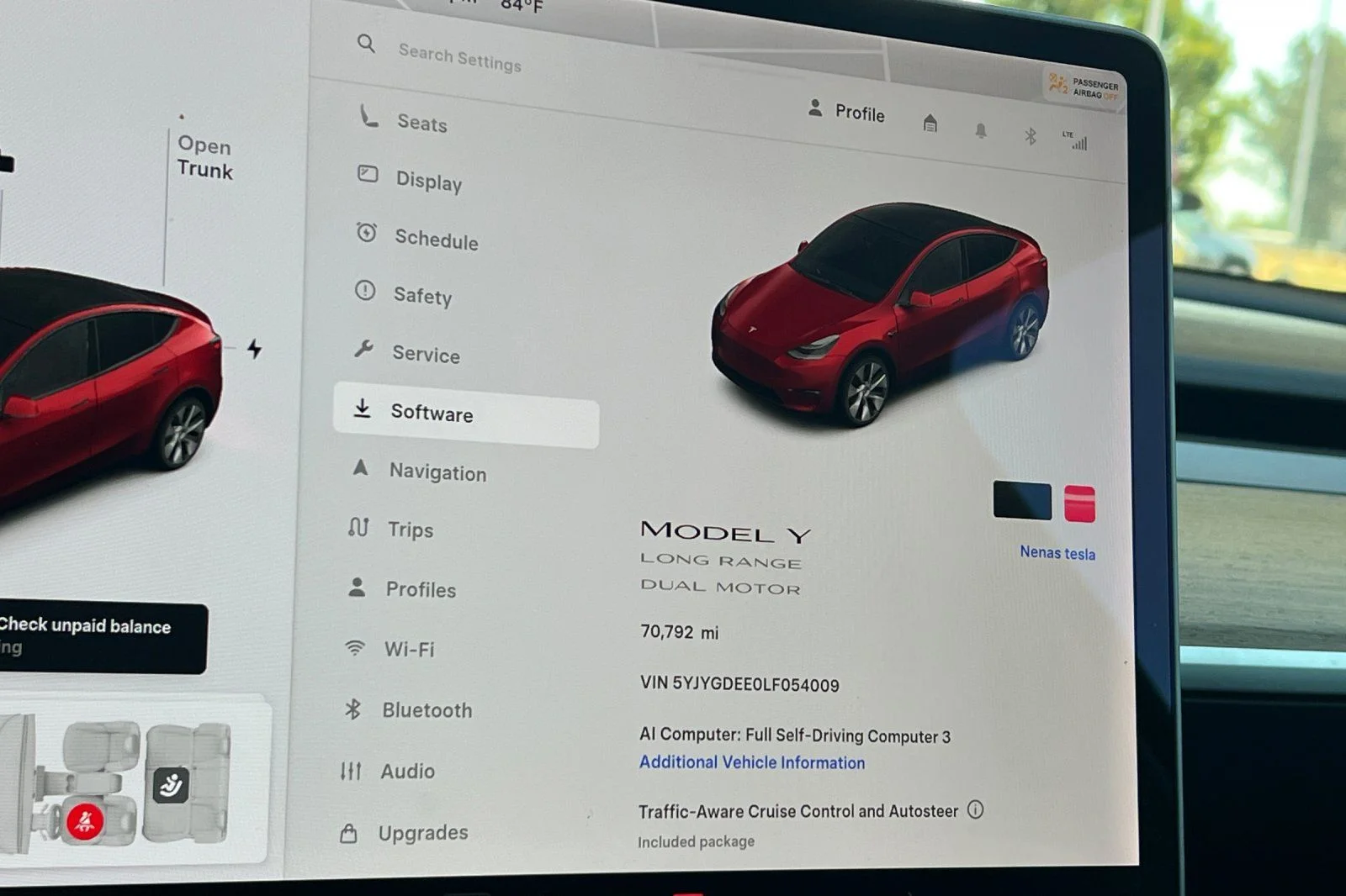 Used 2020 Red Tesla Long Range image 24