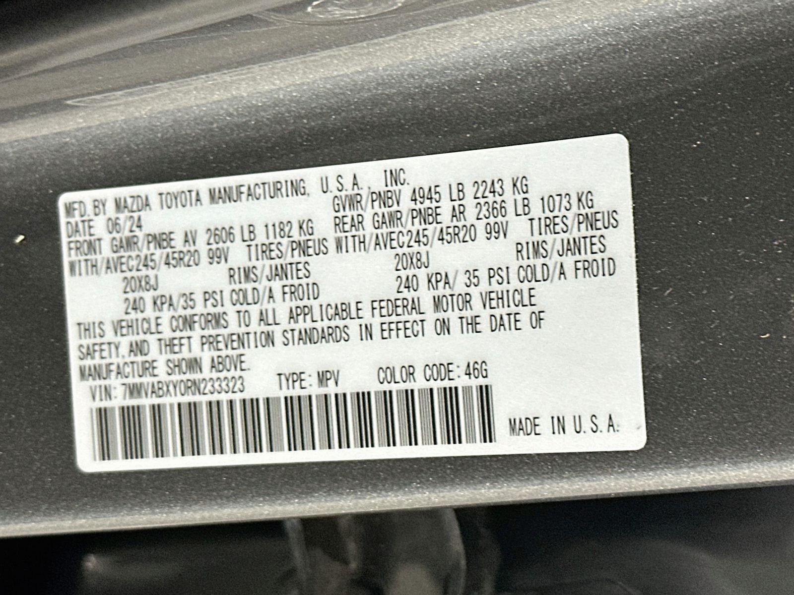 Certified Used 2024 Machine Gray Mazda 2.5 Turbo image 33