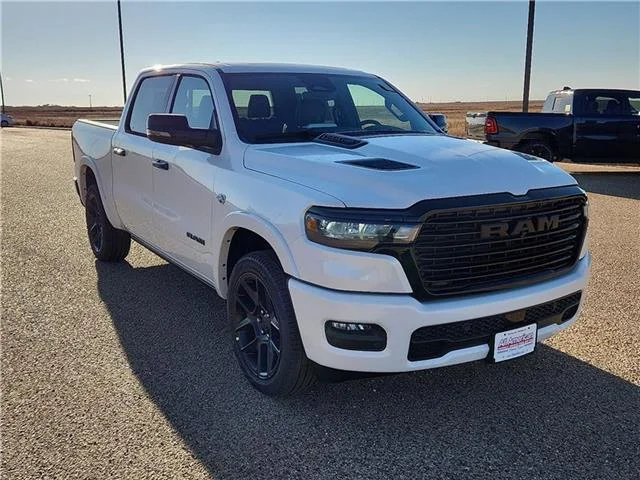 New 2026 PWD Ivory White Ram LARAMIE CREW CAB 4X4 5