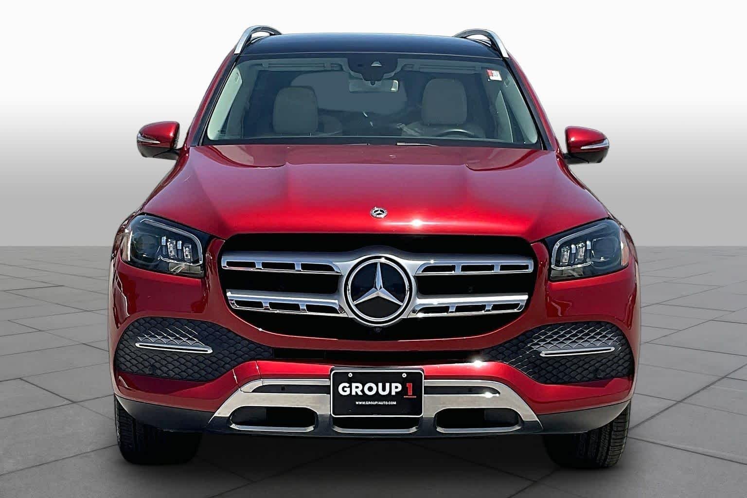 Used 2020 designo Cardinal Red Metallic Mercedes-Benz GLS 450 image 4