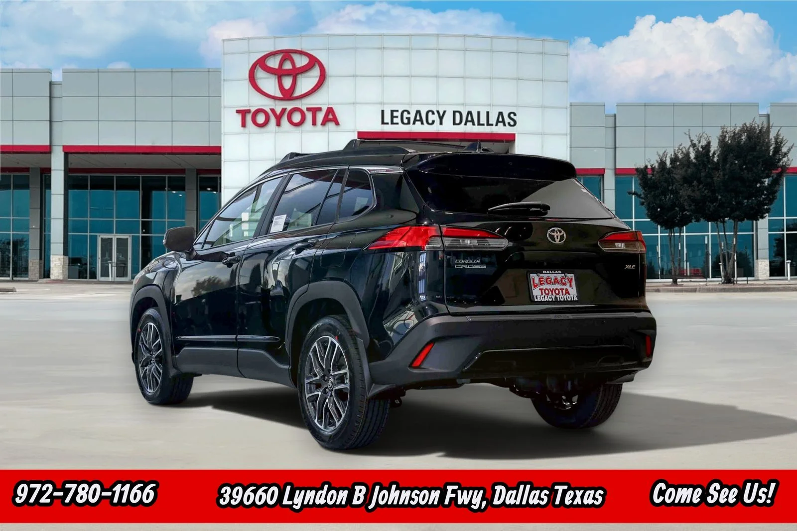 New 2026 Jet Black Toyota XLE image 7