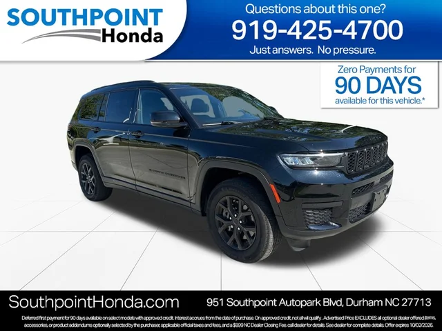 2025 Jeep Grand Cherokee L Altitude X