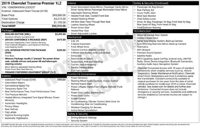 Used 2019 Beige Chevrolet Premier image 5