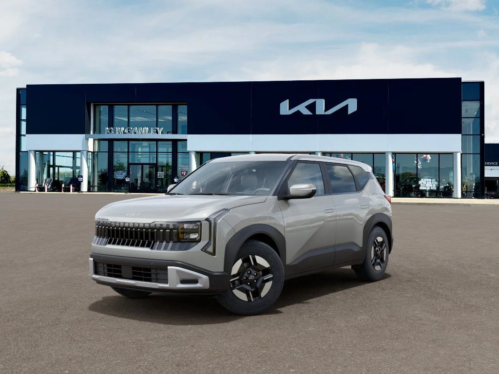 New 2027 Ivory Silver Kia LX image 1
