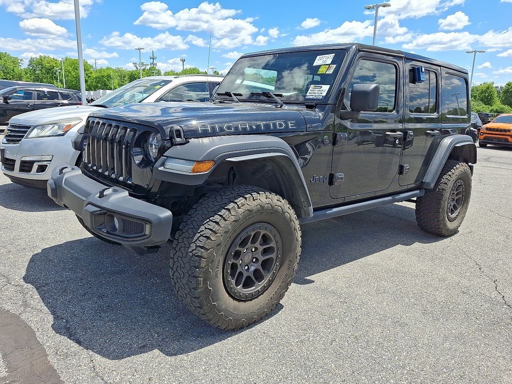 Used 2022 Black Jeep Unlimited High Tide image 3