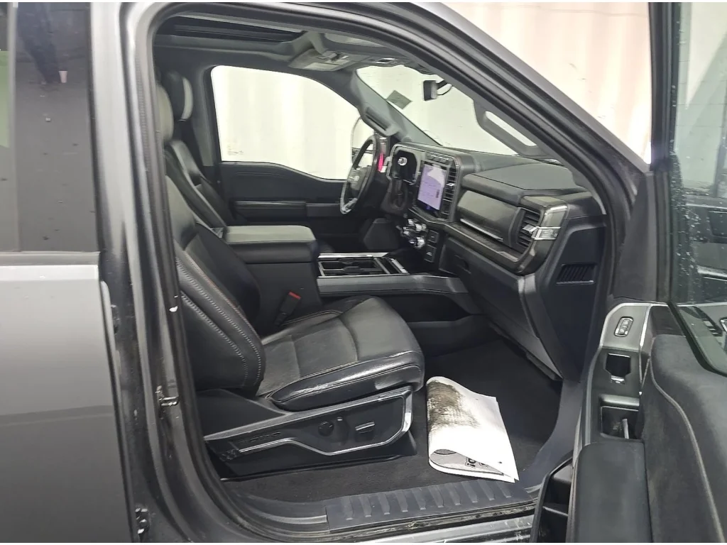 Used 2024 Carbonized Gray Metallic Ford LARIAT image 3